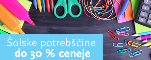 Potrebščine do 30 % ceneje